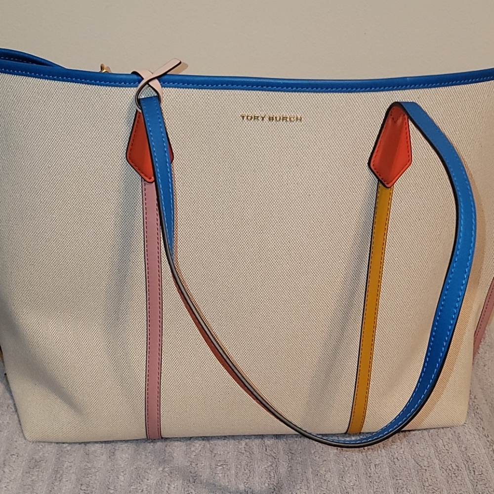 Tory Burch Oversized Perry Canvas Tote